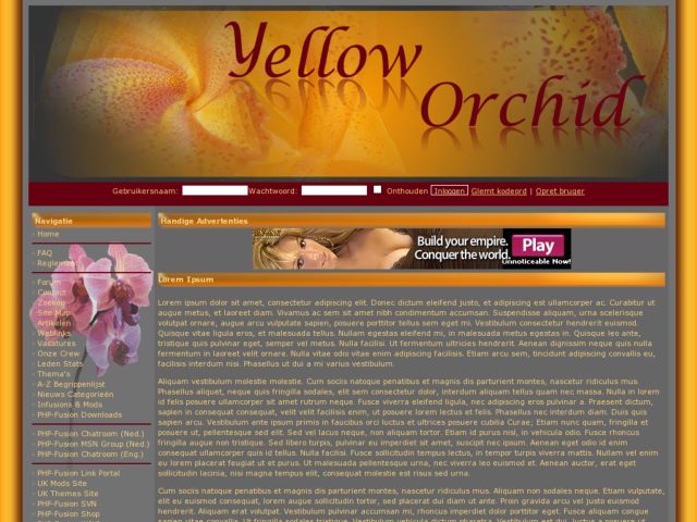 Yellow Orchid